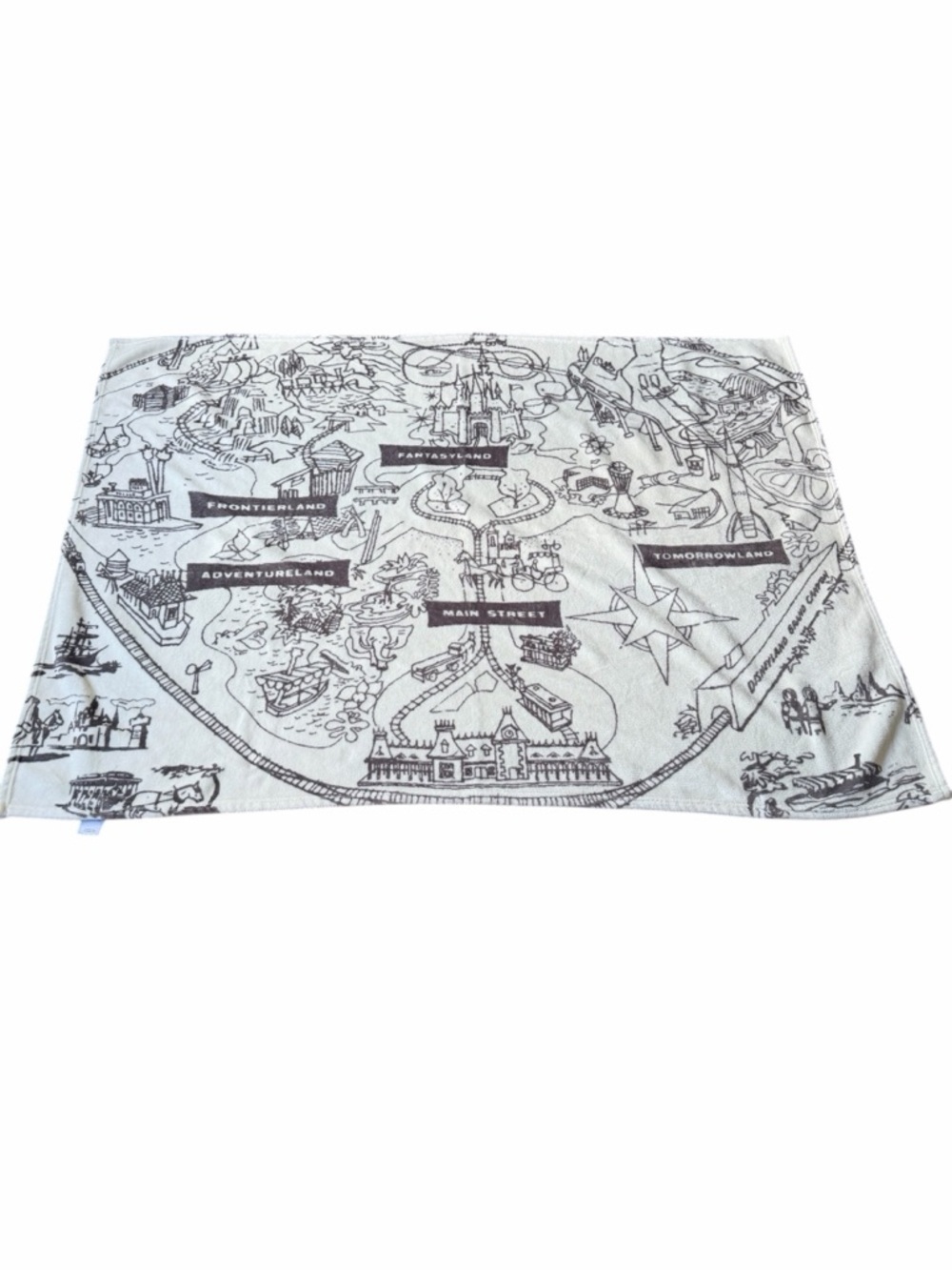Disney Parks Plush White Sherpa Blanket